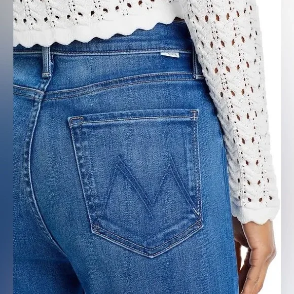 MOTHER denim high-waisted rider denim skimp jeans